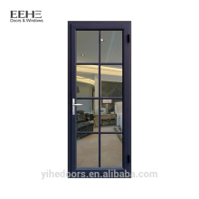 Puerta de inodoro de vidrio de aluminio diseño Foshan fábrica suministrada